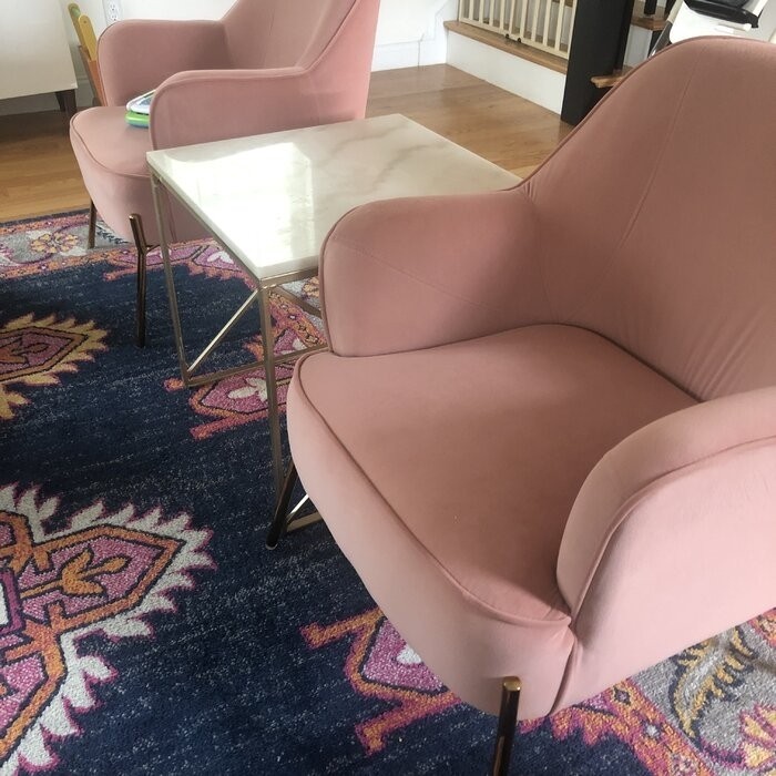 Cleo 26'' Wide Velvet Armchair