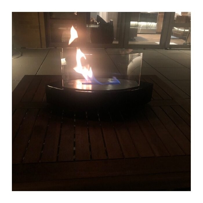 Craddock Bio-Ethanol Tabletop Fireplace with Flame Guard