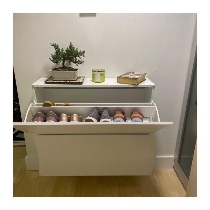 Crass 16 Pair Shoe Storage Cabinet