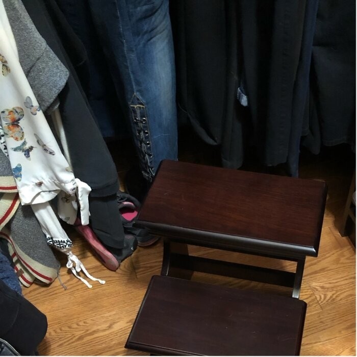 Crestside 2 - Step Wood Step Stool
