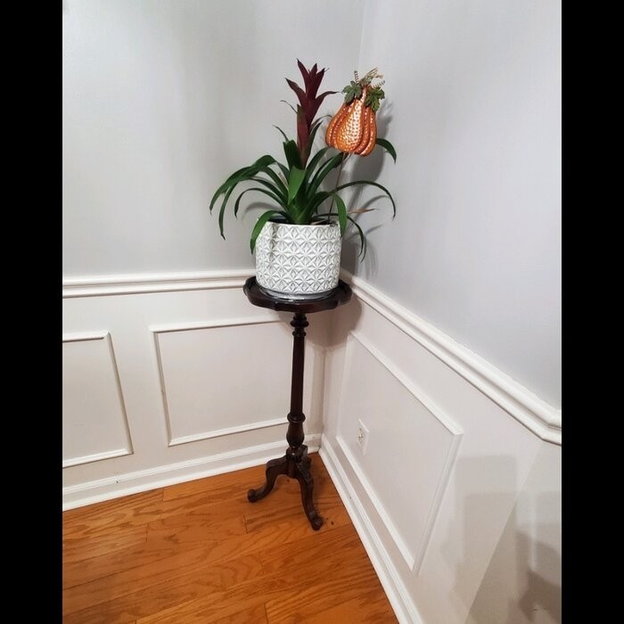 Crinole Round Pedestal Plant Stand