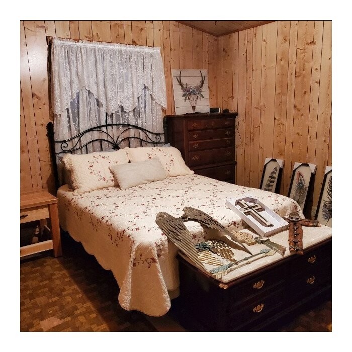 Crocker Queen Open-Frame Headboard