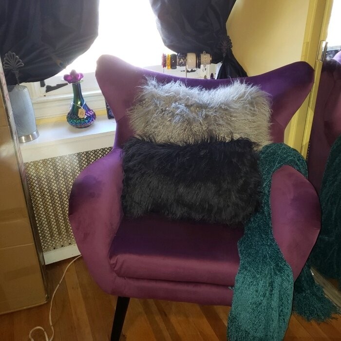 Danney 30'' Wide Tufted Velvet Wingback Chair