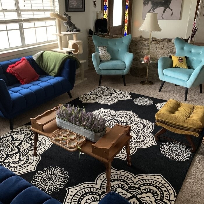 Danney 30'' Wide Tufted Velvet Wingback Chair