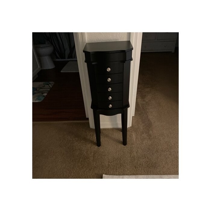 Dario 11.75'' Wide Jewelry Armoire with Mirror