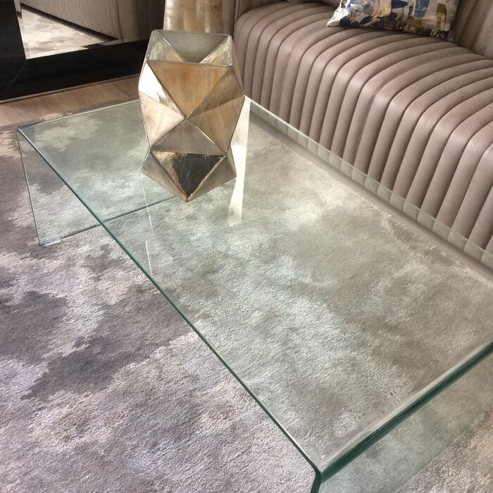 Dasher Glass Sled Coffee Table