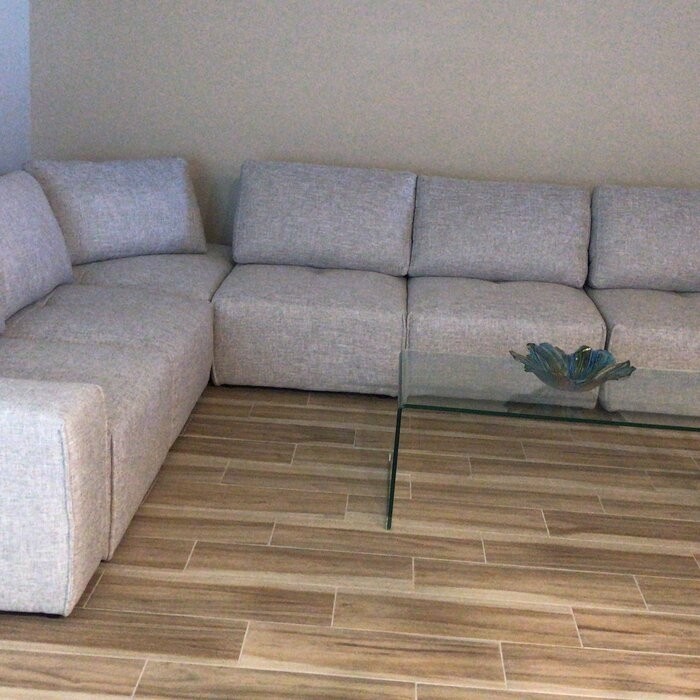 Dasher Glass Sled Coffee Table