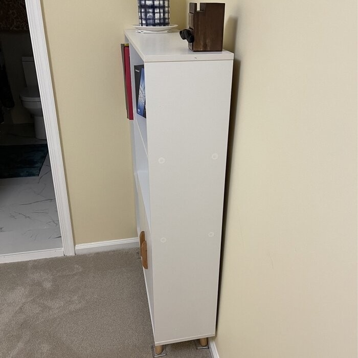Davinee 46.85'' H x 31.49'' W Wood Standard Bookcase