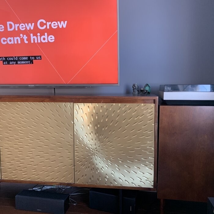 Dawne Multimedia Media Cabinet