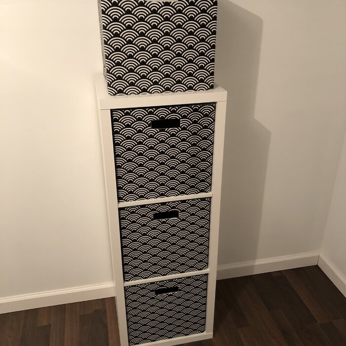Decorative Storage 43.98'' H x 16.02'' W Cube Bookcase