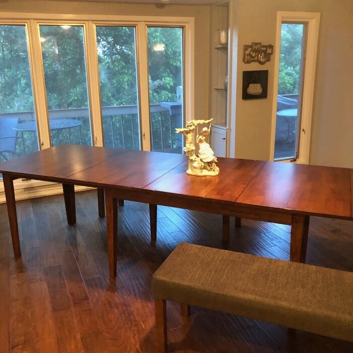 Destinie Extendable Solid Wood Dining Table