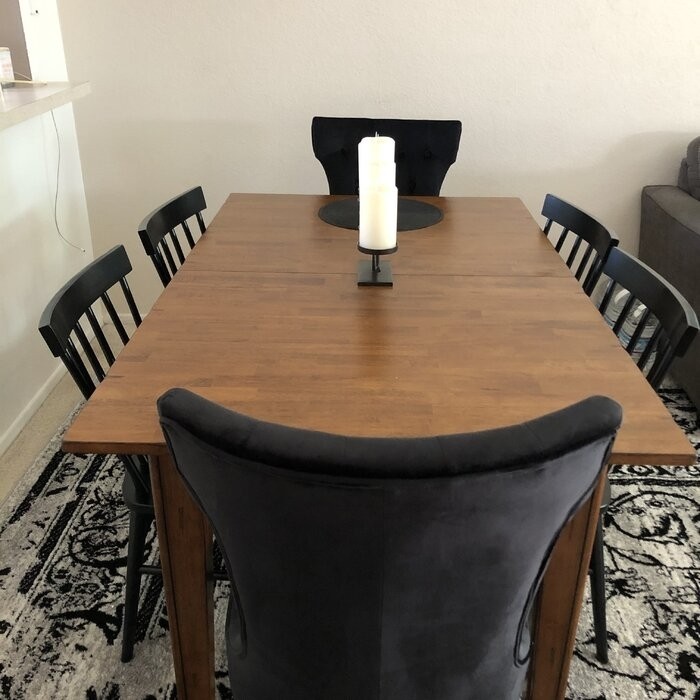 Destinie Extendable Solid Wood Dining Table