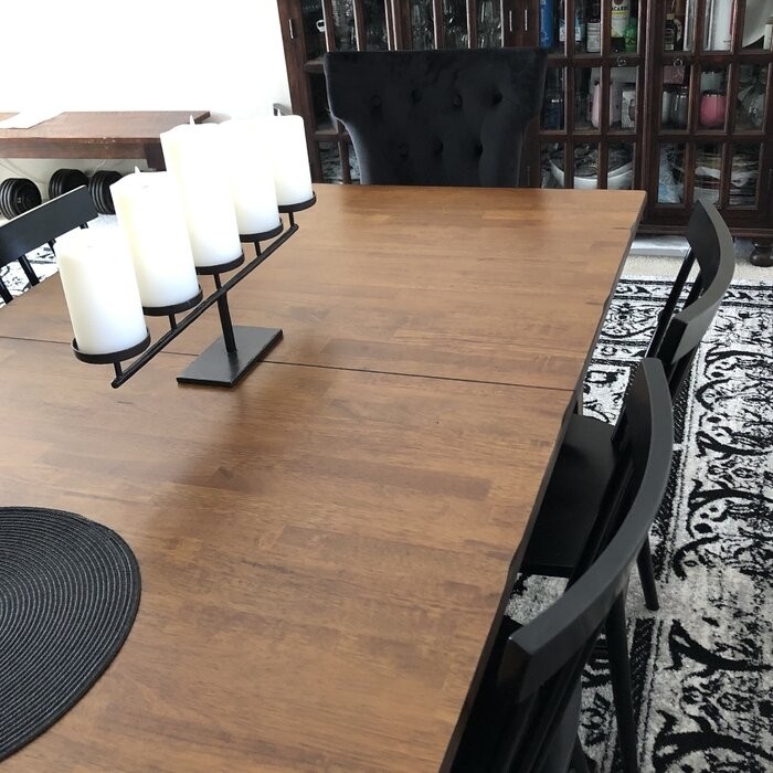 Destinie Extendable Solid Wood Dining Table