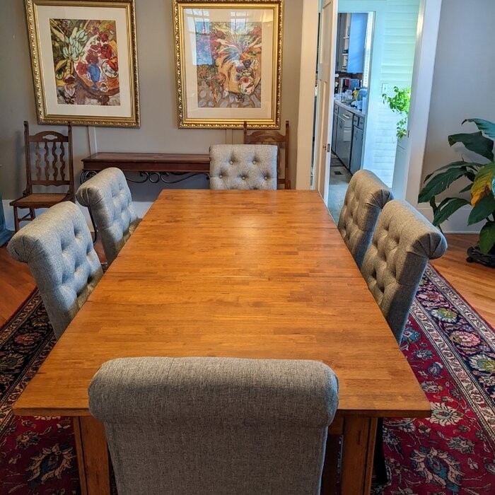Destinie Extendable Solid Wood Dining Table