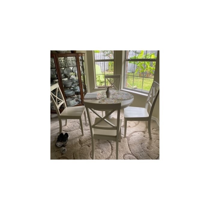 Dewar 4 - Person Solid Wood Dining Set