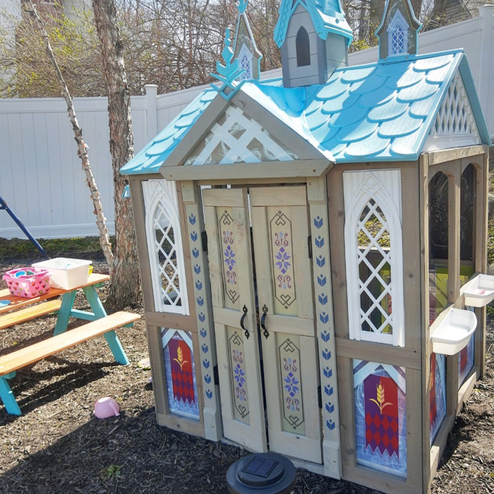 Disney Frozen Wooden Playhouse Castle Foter