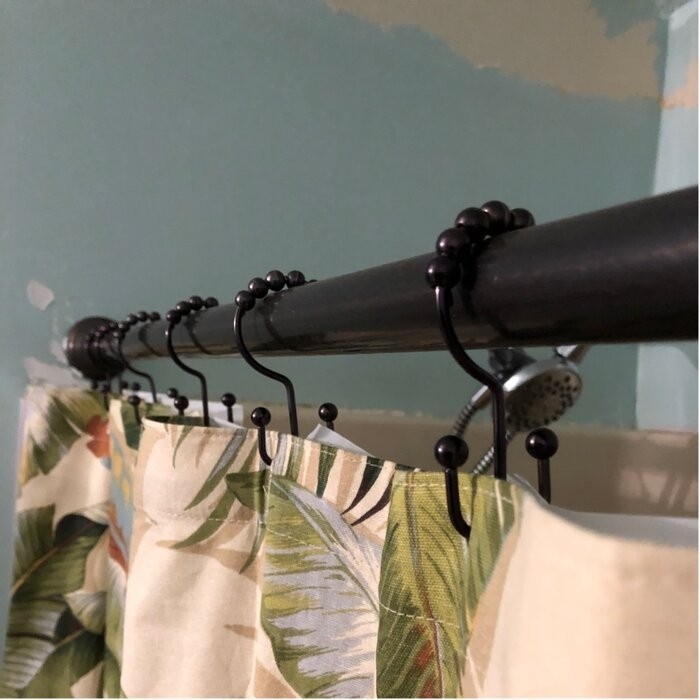 Double Shower Curtain Hooks