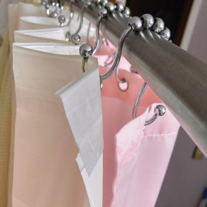 Double Shower Curtain Hooks