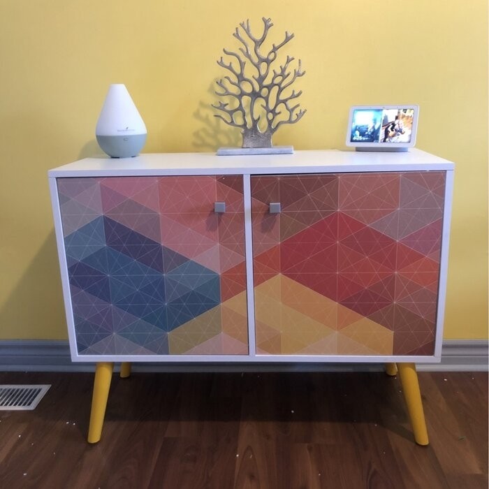 Duffy 27.36'' Tall 2 - Door Accent Cabinet