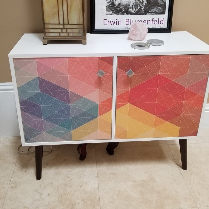 Duffy 27.36'' Tall 2 - Door Accent Cabinet