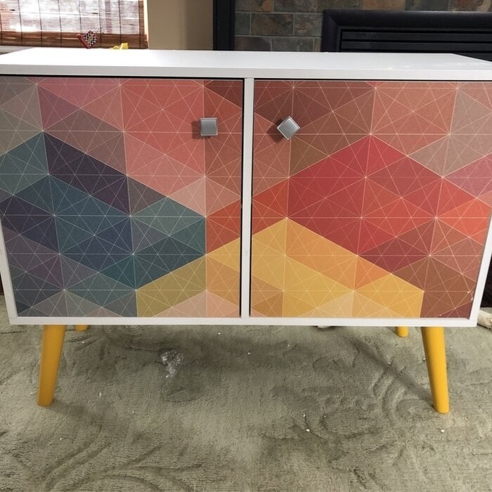 Duffy 27.36'' Tall 2 - Door Accent Cabinet