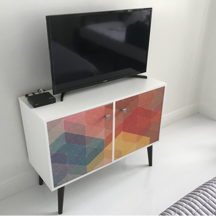 Duffy 27.36'' Tall 2 - Door Accent Cabinet