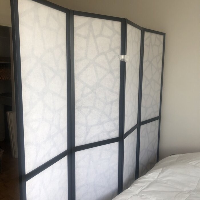 Duponta 70'' W x 70'' H 4 - Panel Folding Room Divider