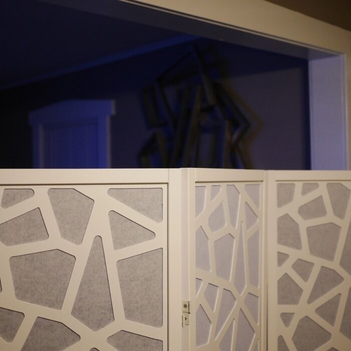 Duponta 70'' W x 70'' H 4 - Panel Folding Room Divider