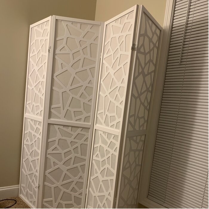 Duponta 70'' W x 70'' H 4 - Panel Folding Room Divider