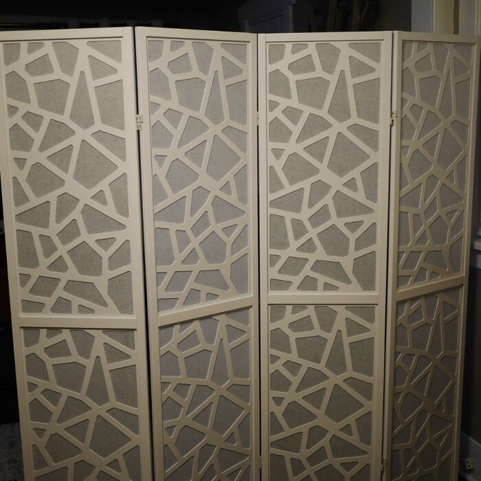 Duponta 70'' W x 70'' H 4 - Panel Folding Room Divider