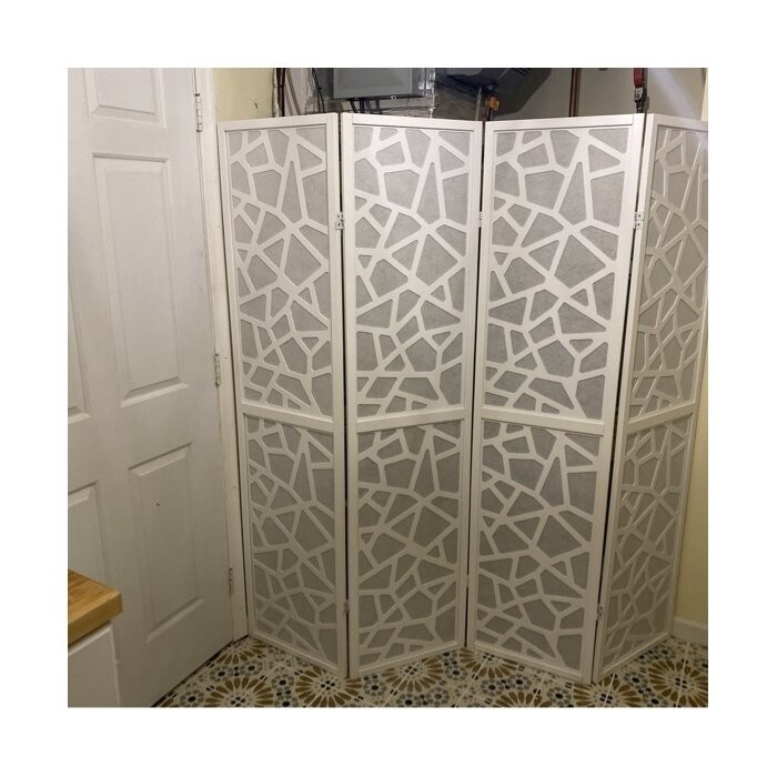 Duponta 70'' W x 70'' H 4 - Panel Folding Room Divider