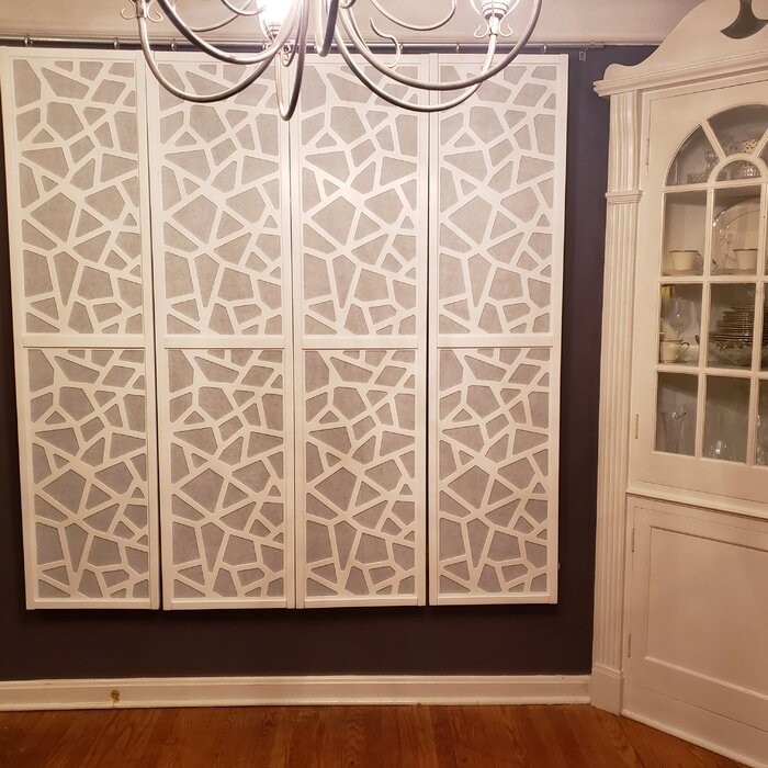 Duponta 70'' W x 70'' H 4 - Panel Folding Room Divider