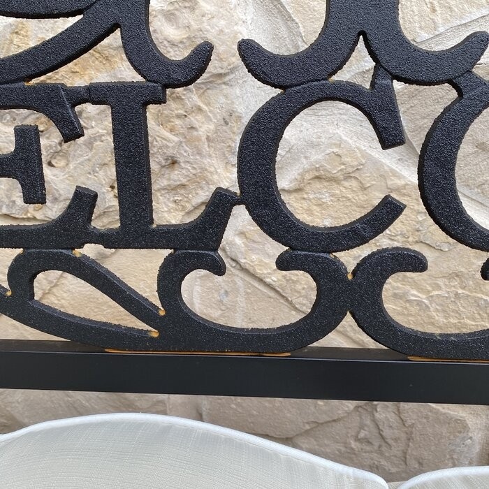 Efird Iron Garden Bench