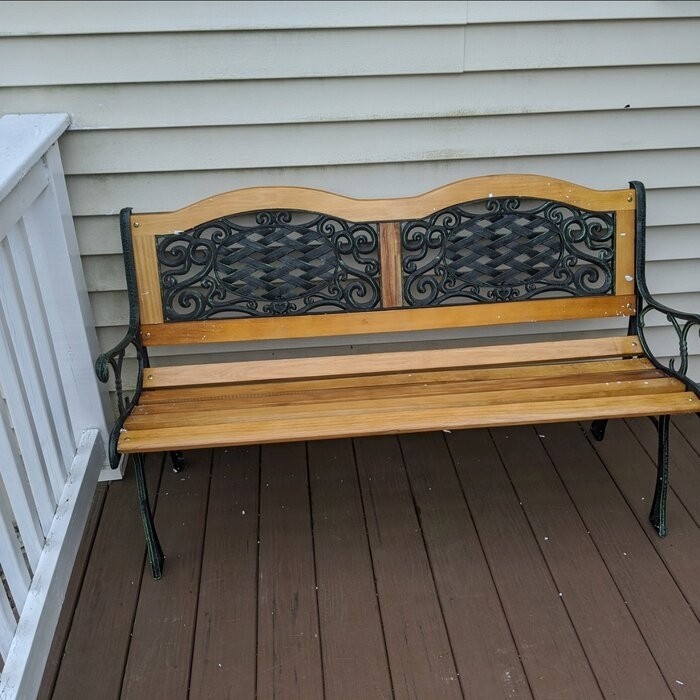 Eger Outdoor Patio Park Bench