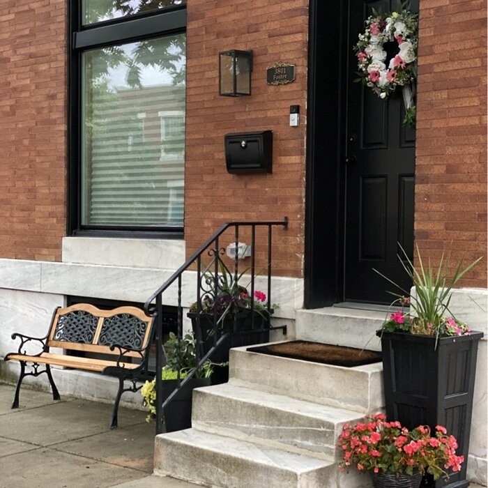 Eger Outdoor Patio Park Bench