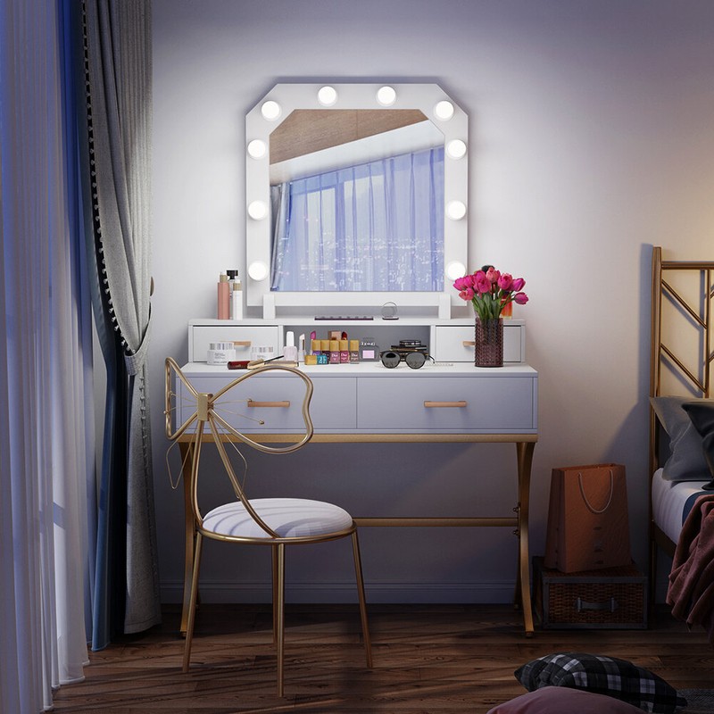 Elkridge 39.37'' Wide Vanity with Mirror