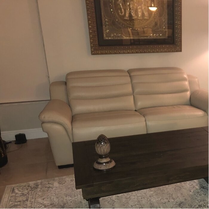 Ellenton Trestle Coffee Table with Storage