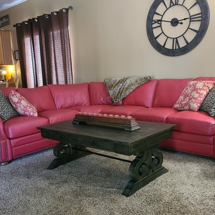 Ellenton Trestle Coffee Table with Storage