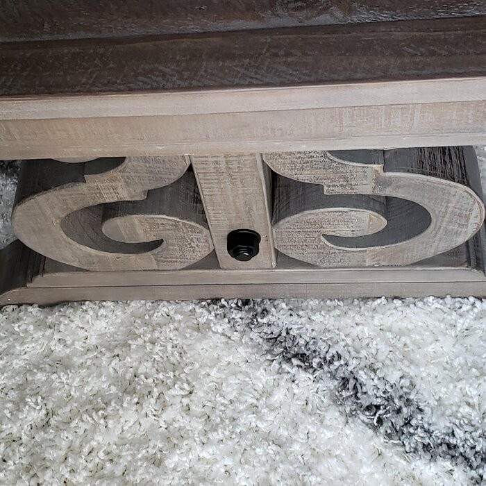 Ellenton Trestle Coffee Table with Storage