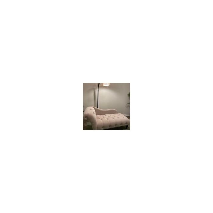 Elliston Tufted Left-Arm Rolled Arm Chaise Lounge