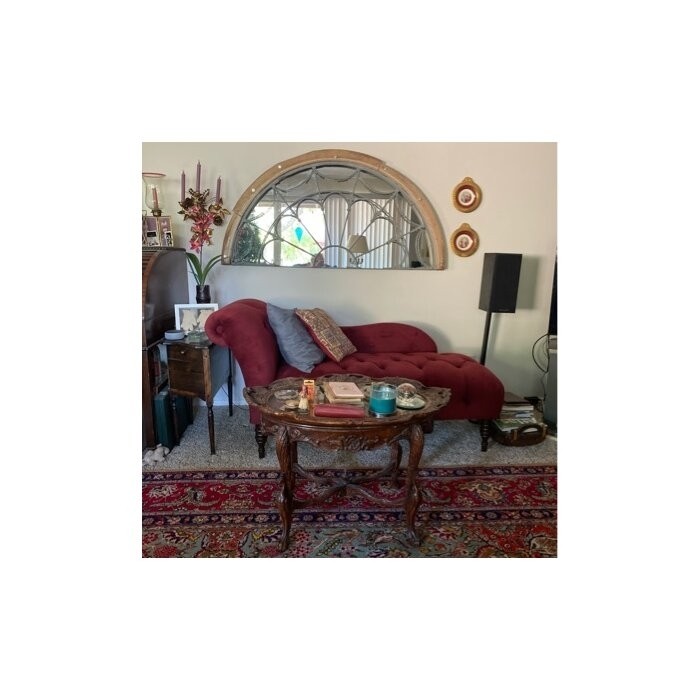 Elliston Tufted Left-Arm Rolled Arm Chaise Lounge