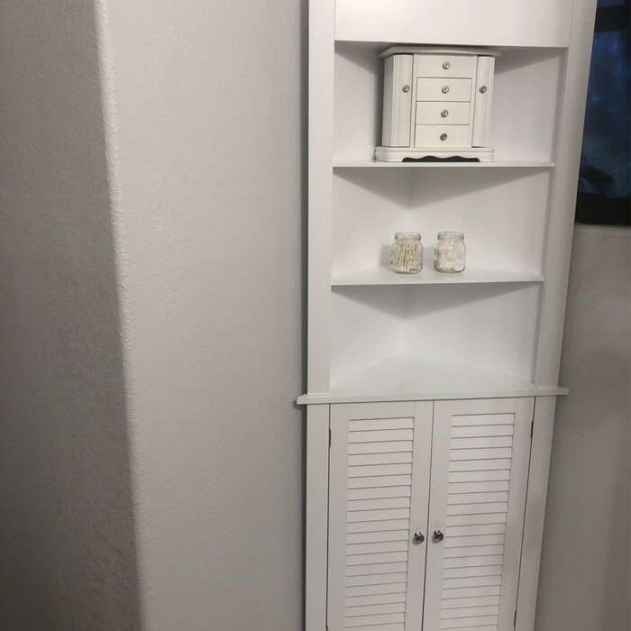 Ellsworth 23.25'' W x 68.31'' H x 17.5'' D Linen Cabinet