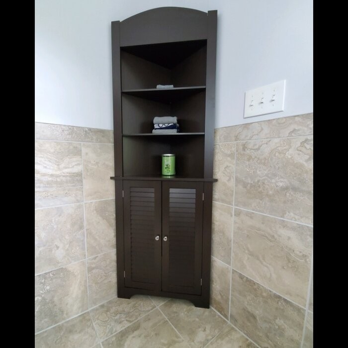 Ellsworth 23.25'' W x 68.31'' H x 17.5'' D Linen Cabinet