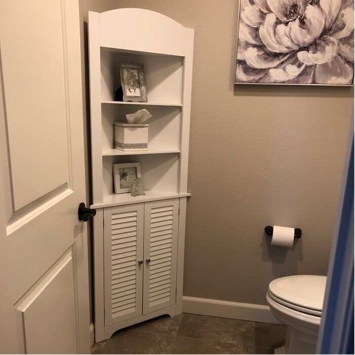 Ellsworth 23.25'' W x 68.31'' H x 17.5'' D Linen Cabinet