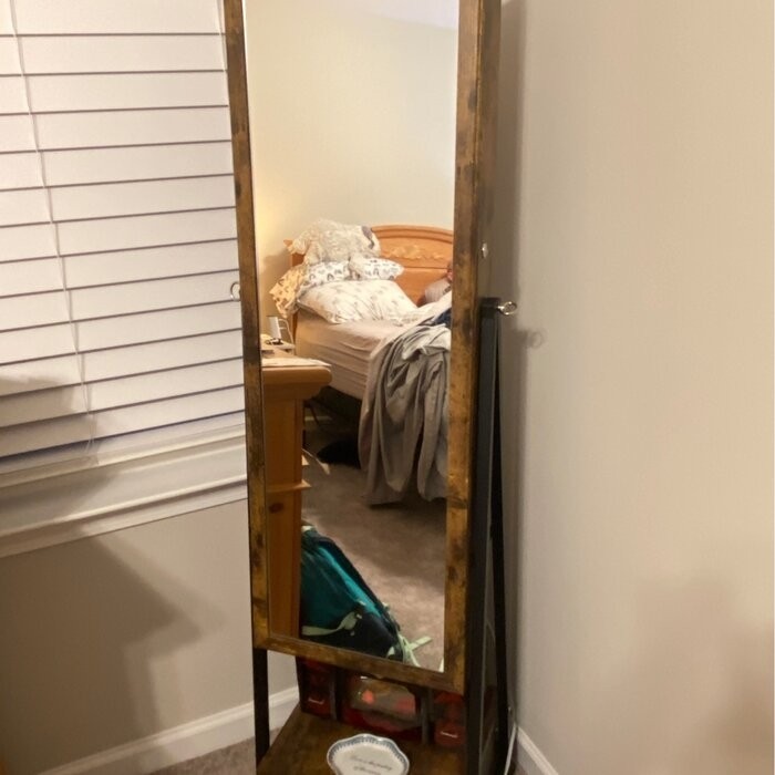 Enderlin 16.3'' Wide Jewelry Armoire with Mirror