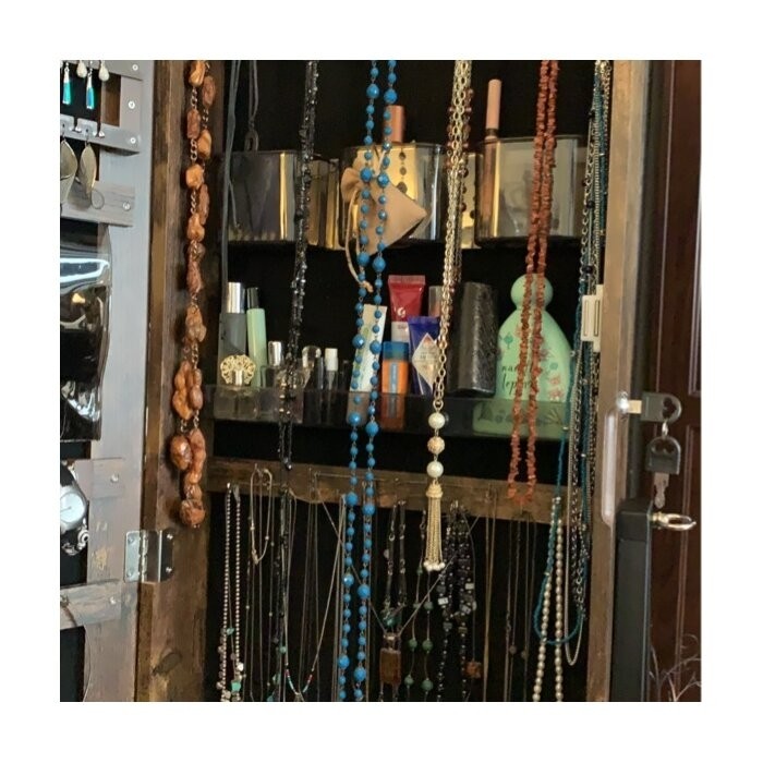 Enderlin 16.3'' Wide Jewelry Armoire with Mirror
