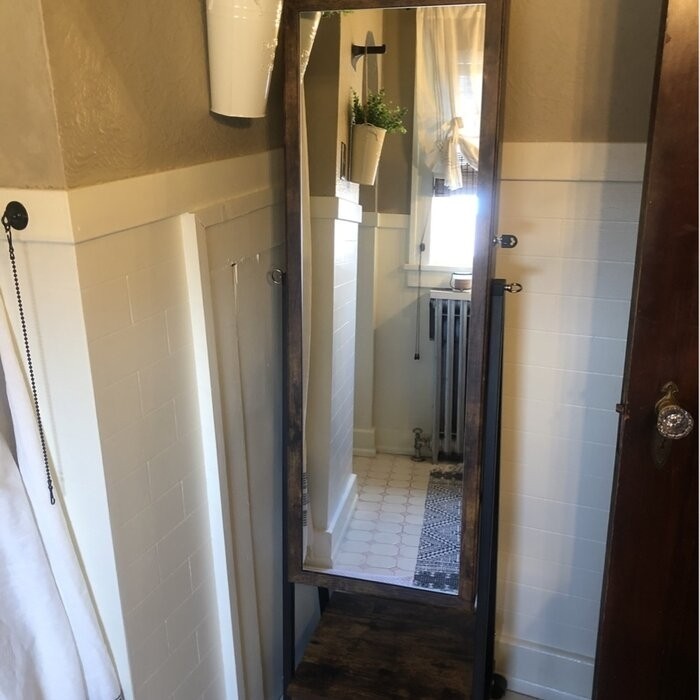 Enderlin 16.3'' Wide Jewelry Armoire with Mirror