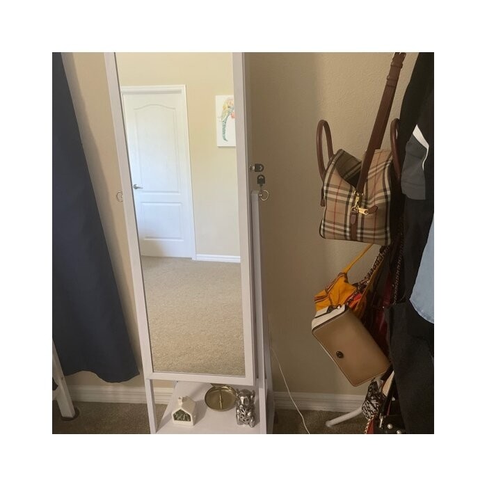 Enderlin 16.3'' Wide Jewelry Armoire with Mirror