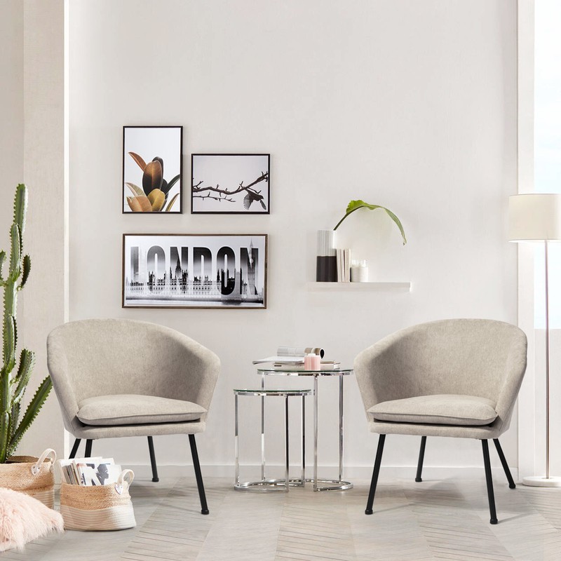 Essence 22.8'' Wide Barrel Chair