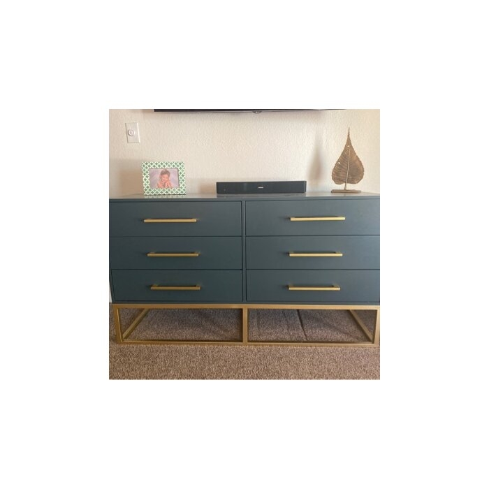 Estelle 6 Drawer 56'' W Dresser